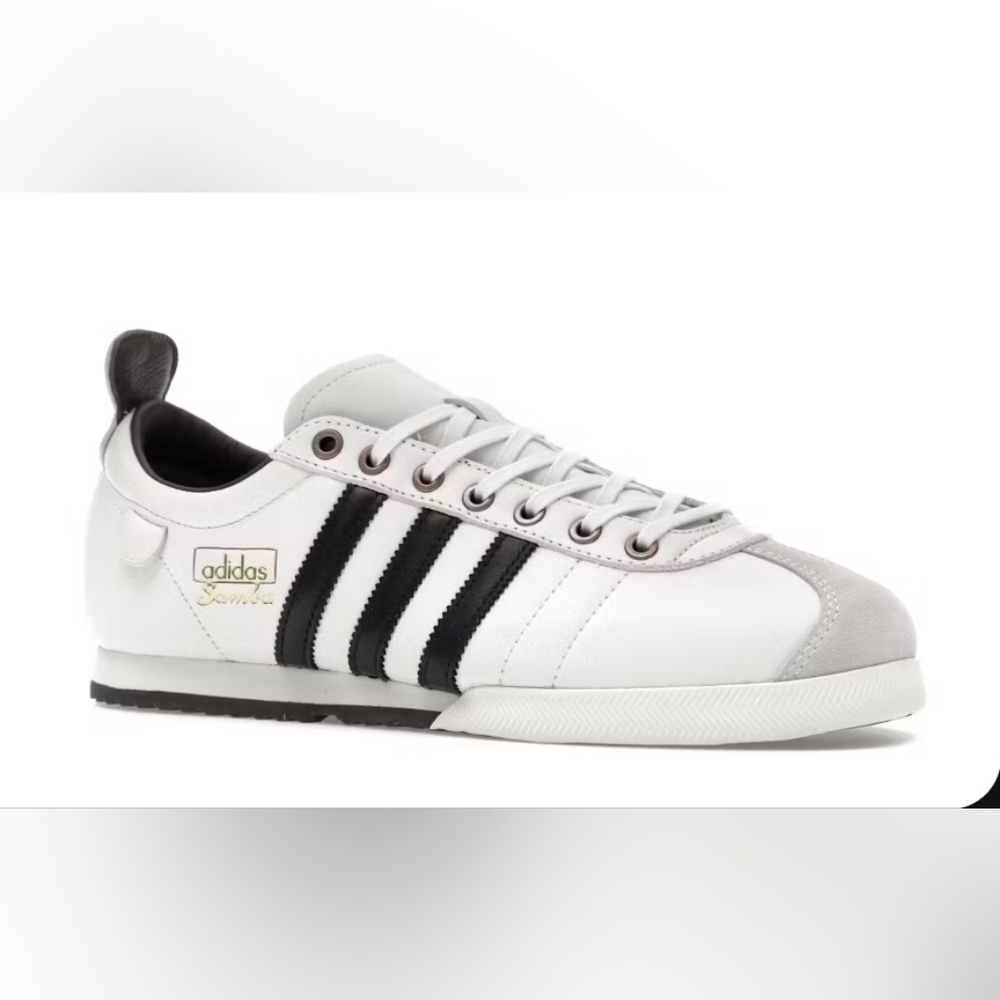 Adidas‎ Samba 62 Men 10 Women 11 JQ5104 Low Top White Black Brown Sneakers Shoes